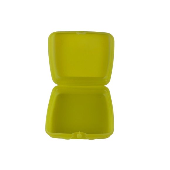 Tupperware Robyn Rabbit Lunch Set Clam Shell Sandwich Keeper Water Bottle Yellow - Picture 5 of 11